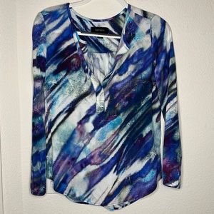 Karen Kane Blouse size small, V neck, long sleeves